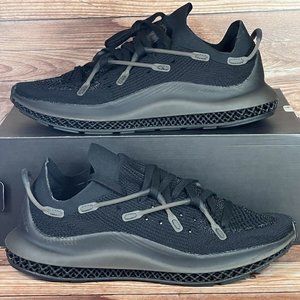 NEW Adidas 4D Fusio Triple Black Athletic Running Shoes (H04510) Men's Sizes